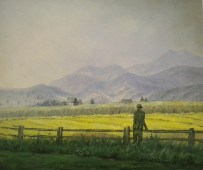 store falso d'autore veduta dello schimiedebergerkamm di Caspar David Friedrich